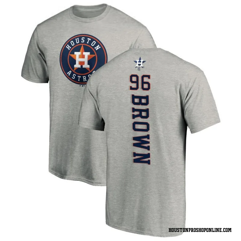 Brown Men's Aaron Brown Houston Astros Backer T-ShirtAsh