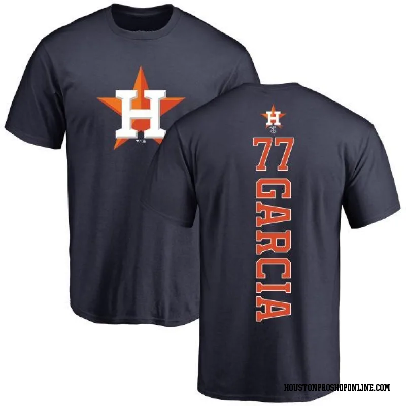 Navy Men's Luis Garcia Houston Astros Backer T-Shirt
